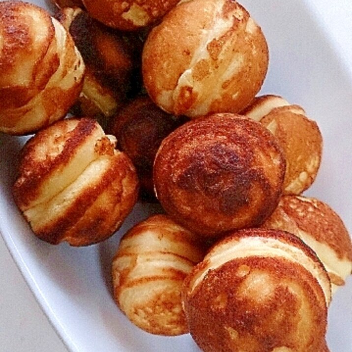 タコ焼き機でベビーカステラ～ポップス型でも～